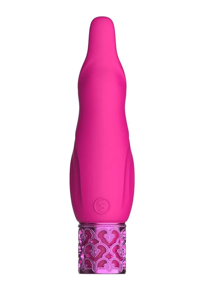 Royal Gems Sparkle Silicone Rechargeable Bullet Royal Gems Female Sex Toys