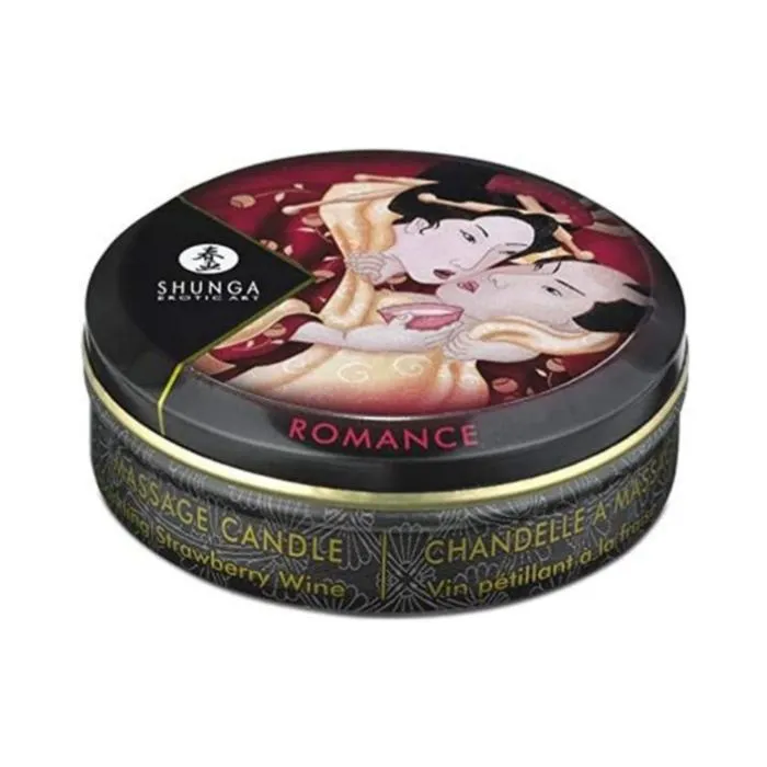 HOL Shunga Mini Candle Romance Strawberry 30ml Female Sex Toys HOL Shunga Mini Candle Romance Strawberry 30ml Female Sex Toys