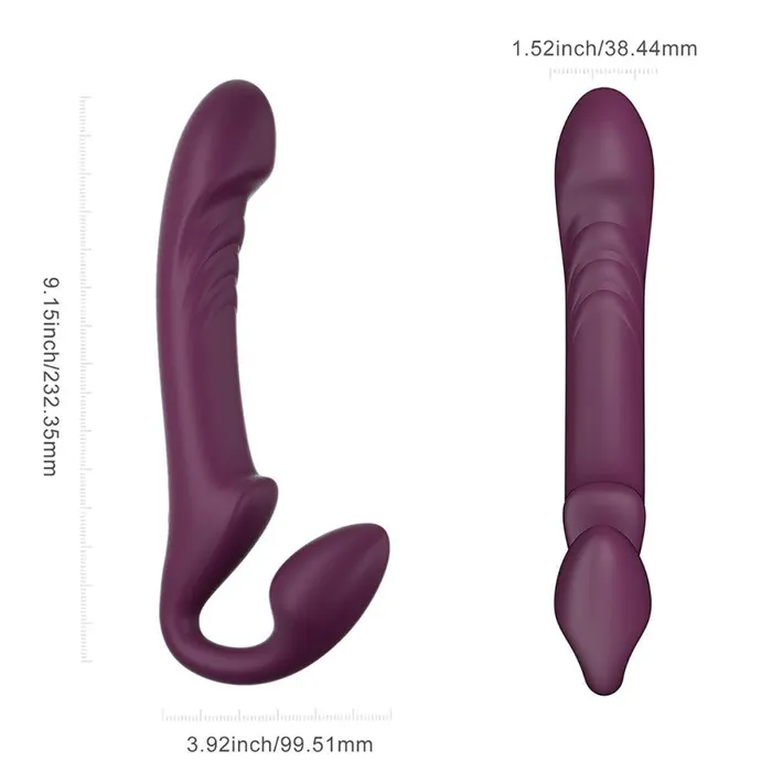 Honey Play Box Bliss Rotating Head Strapless StrapOn Honey Play Box Female Sex Toys