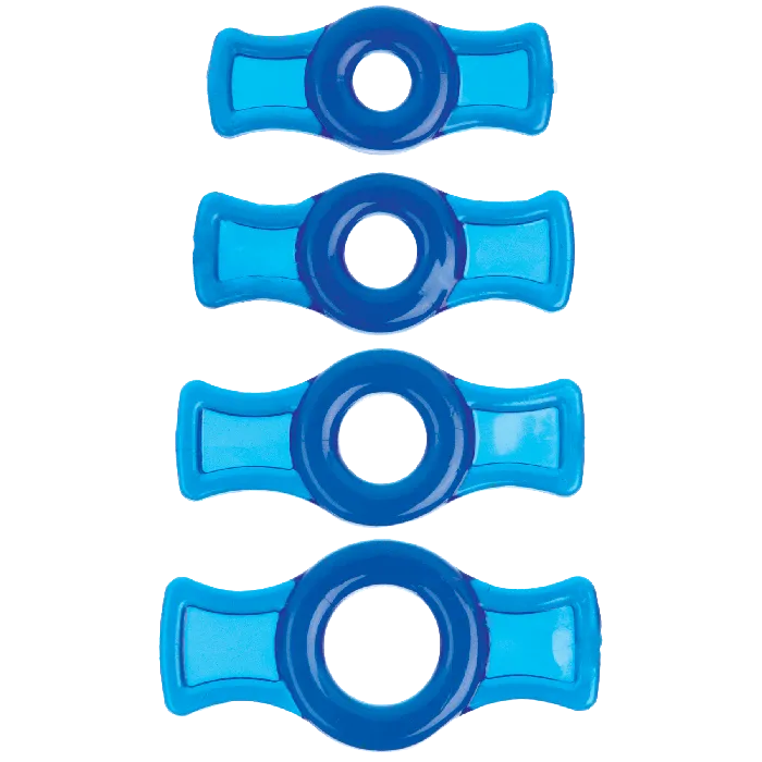 TitanMen StretchToFit Cock Rings 4 Piece Kit TitanMen Couples