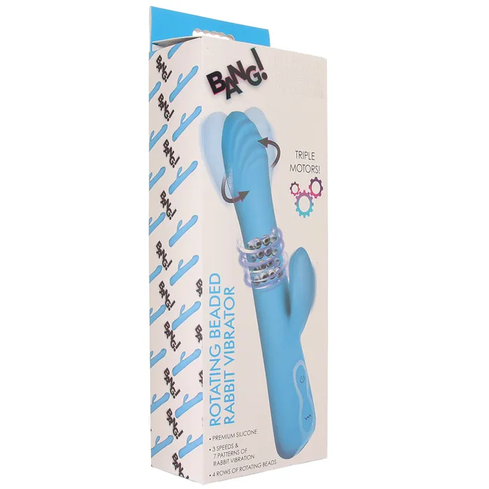 XR Brands Vibrators Bang Rotating Beaded Rabbit Vibe