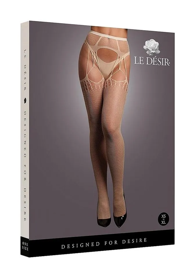 Le Desir Vibrators Le Desir Shredded Suspender Pantyhose