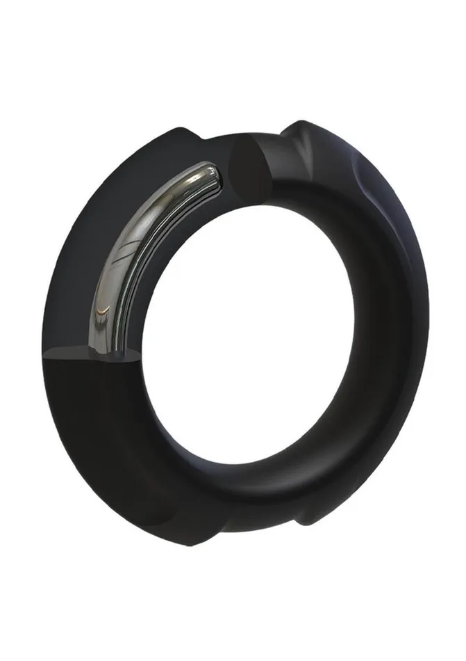 OptiMALE Male Sex Toys Optimale Flexisteel Soft Silicone with Inner Metal Core Cock Ring