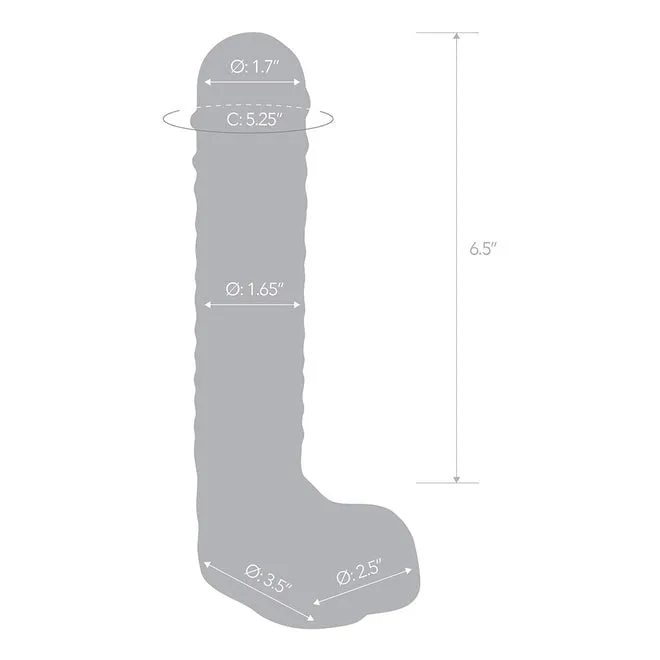 Dildos Xandebay Glas 8 Realistic Ribbed Glass Gspot Dildo W Balls Dildos Xandebay Glas 8 Realistic Ribbed Glass Gspot Dildo W Balls