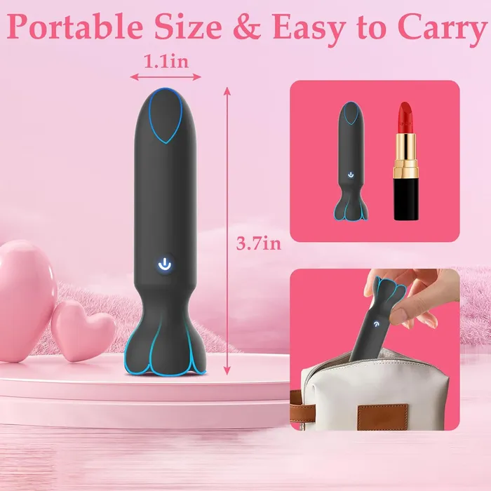 Exomoon App Controlled Rechargeable Silicone Mini Bullet Vibrator Hold The Moan Orgasmic Contractions Real Orgasm Adorime Female Sex Toys