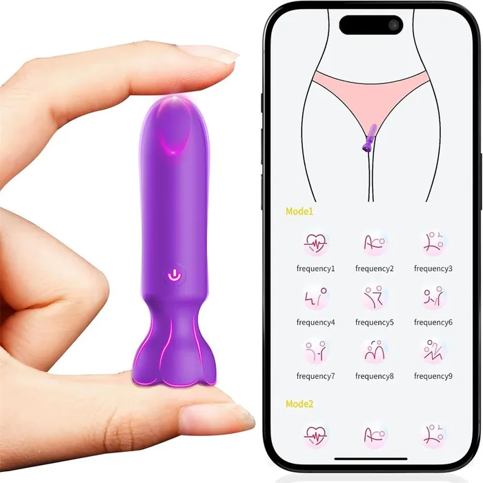 Exomoon App Controlled Rechargeable Silicone Mini Bullet Vibrator Hold The Moan Orgasmic Contractions Real Orgasm Adorime Female Sex Toys