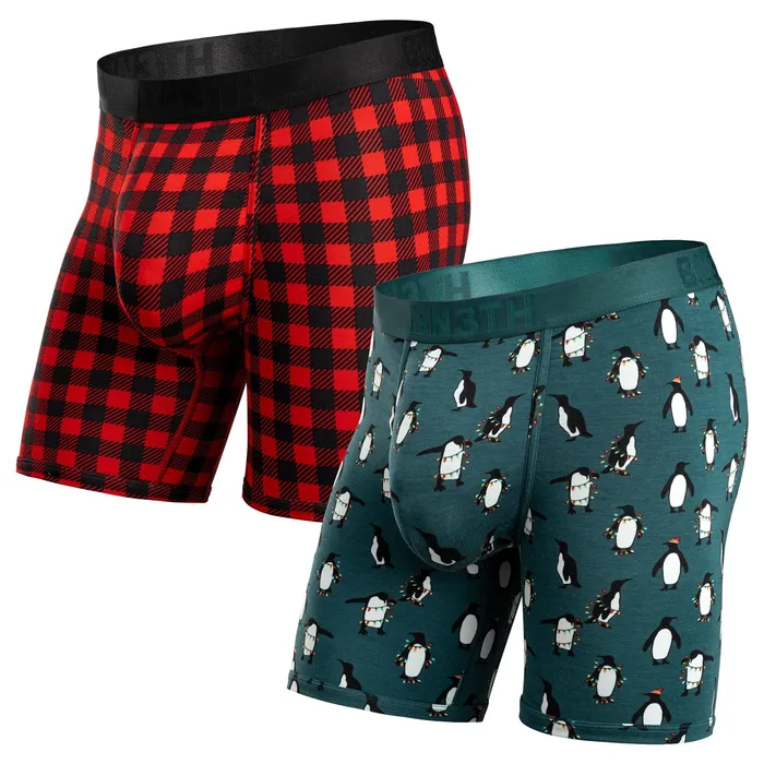 Female Sex Toys BN3TH B3NTH Classic Boxer Brief 2 Pack Holiday