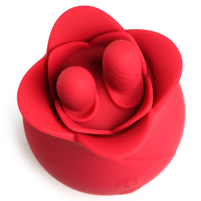 Bloomgasm Vibrators The Rose Fondle 10X Massaging Rose Silicone Clit Stimulators