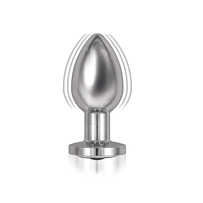 Anal Ass Sation Remote Vibrating Butt Plug Silver Nasswalk Toys