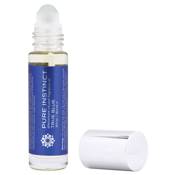 Classic Brands Vibrators Pure Instinct Pheromone Fragrance Oil True Blue Roll on 102 ml 034 Fl Oz