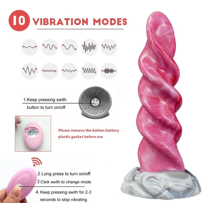 DirtyToyz Anal 84Inch Selvius Spiral Vibrating Tentacle Dildo
