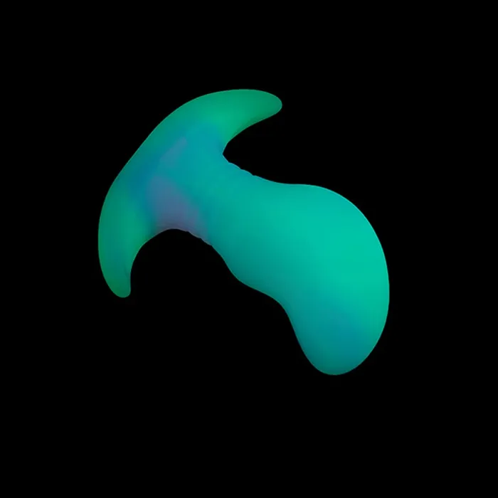 Domlust Anal Luminous Silicone Butt Plug Colorful Soft Anal Dildo Sex Toys for Women Men