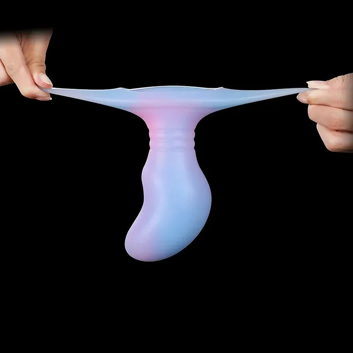 Domlust Anal Luminous Silicone Butt Plug Colorful Soft Anal Dildo Sex Toys for Women Men