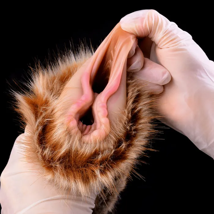Elk Pussy Male Masturbation Cup Furry Pocket Vagina Penis Masturbator Sex Toy for Men Domlust Male Sex Toys