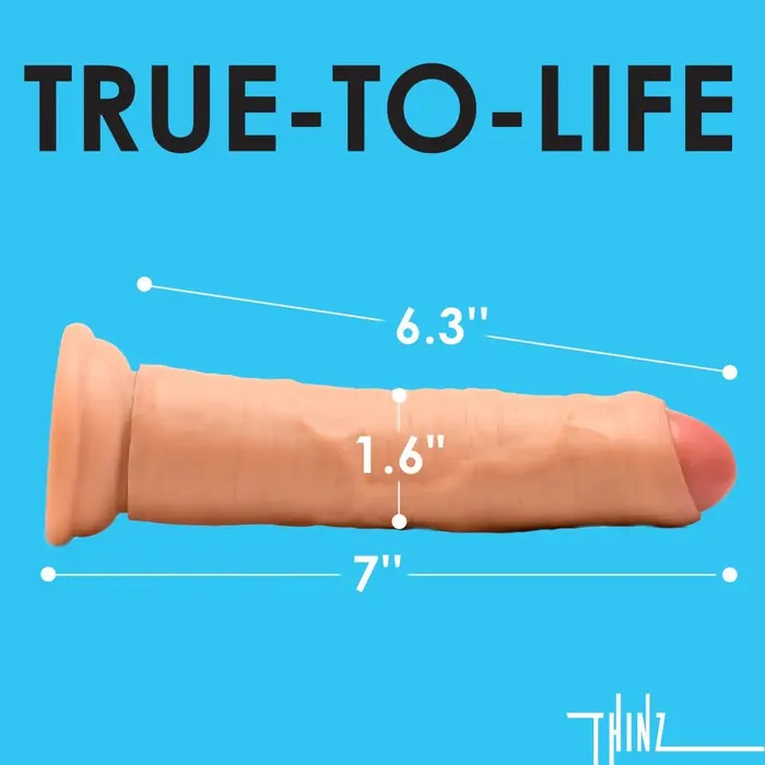 Realistic Uncircumcised Dildo 7 Inch Uncut Dildo Curve Toys Dildos