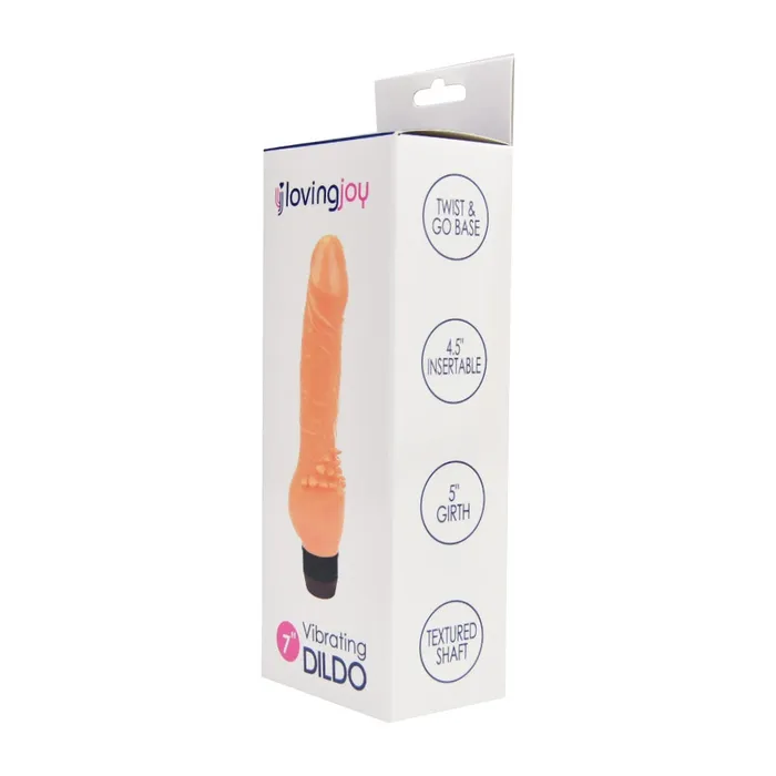 Vibrators Loving Joy Loving Joy Bully Boy Realistic Vibrator Flesh