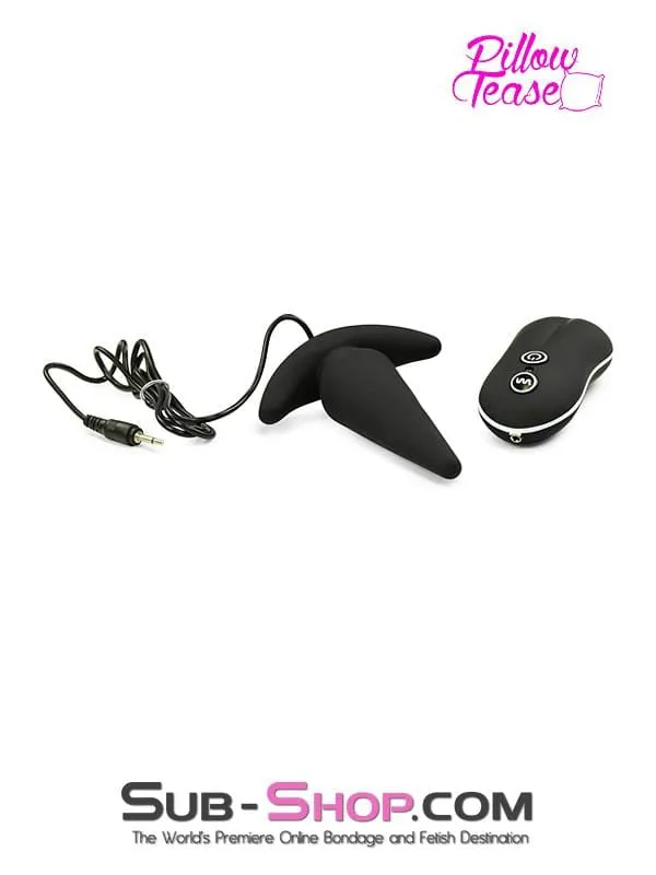 1482M Silicone Anal Mini Rocket Vibrating Butt Plug Black Moonwell Anal