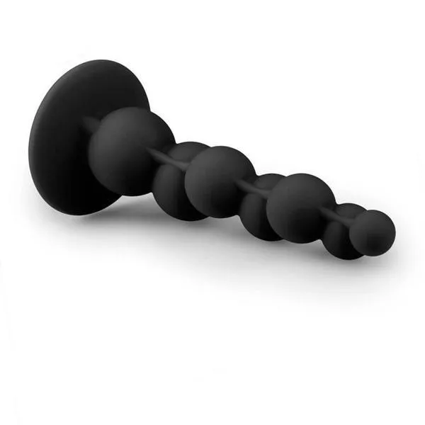 Anal Moonwell 3485M Bubble Butt Black Silicone Anal Plug LAST CHANCE Final Closeout