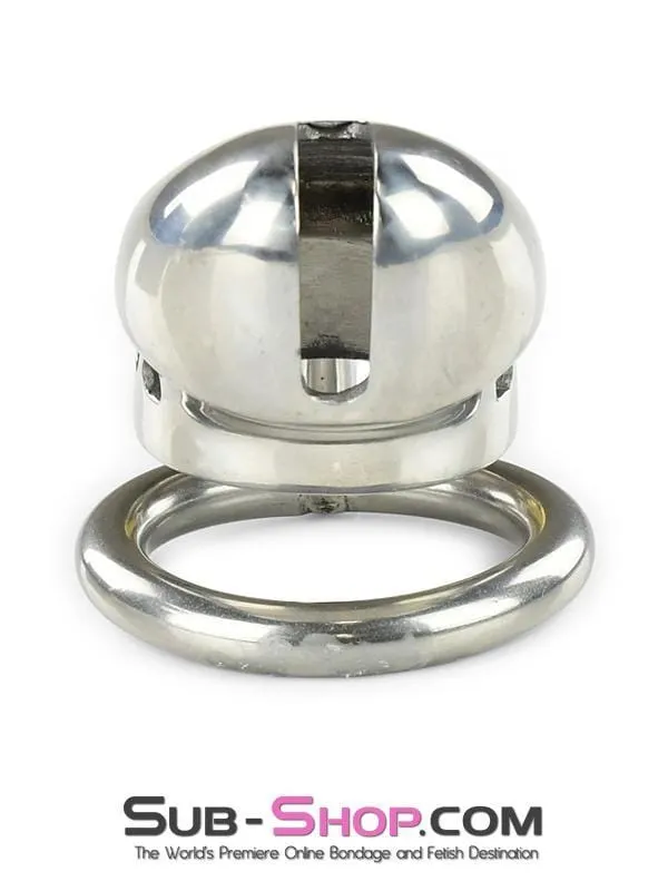 Aria Male Sex Toys 7037AR Hard Evidence Shorty Steel Chastity Device