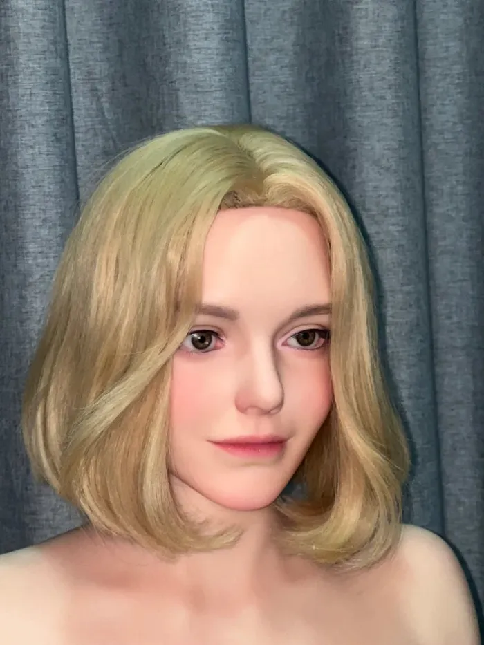 F617KRhea 170cm5ft5 Luxury Silicone Love Blonde Sex DollZelex Doll Zelex Doll Male Sex Toys