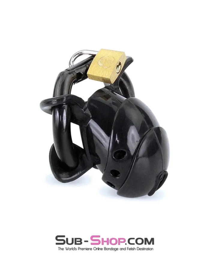 Male Sex Toys Ali Express 9098AESIS Ruined Orgasms Black Silicone Sissy Chastity Cock Cage
